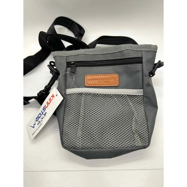 Kinnstor Dog Treat Bag Waist Shoulder Strap Outside Animal