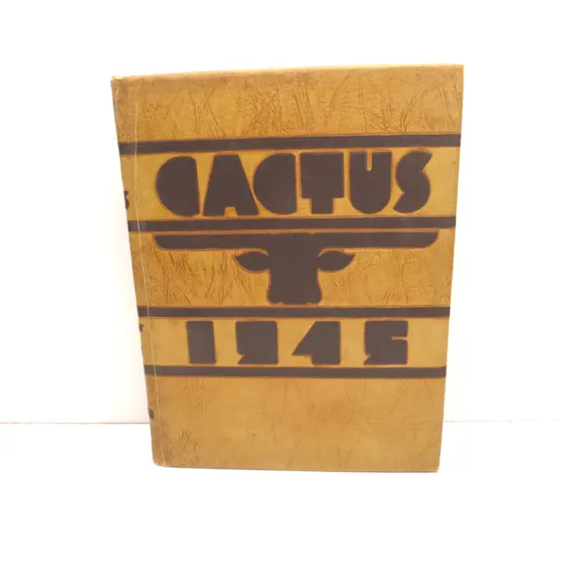 1945 University of Texas Yearbook The Cactus UT Austin Longhorns ACCEPTABLE