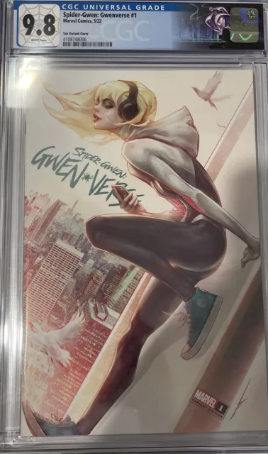 Spider-Gwen Gwenverse #1 CGC 9.8 Ivan Tao Virgin Variant Cover CGC CUSTOM LABEL!