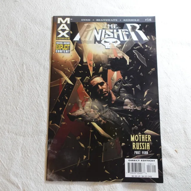 The Punisher Max Issue 16 Marvel Comic Book