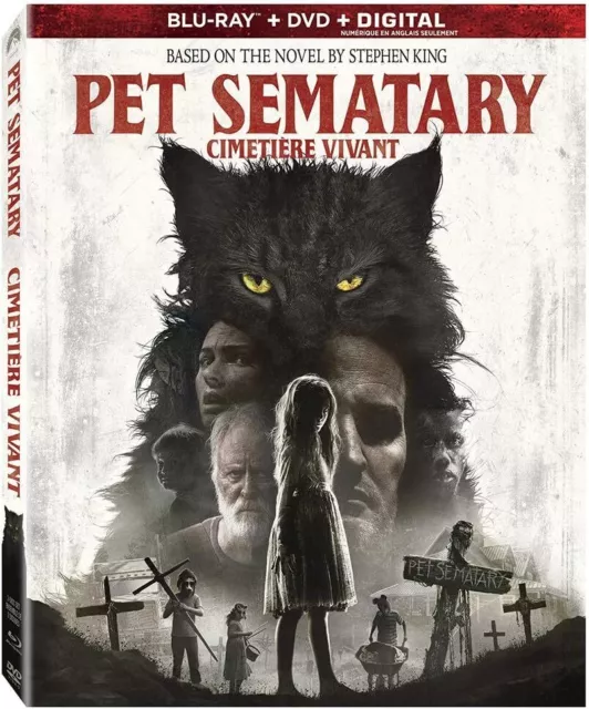 Pet Sematary (Blu-ray/DVD, Region A/1) Very Good condition!