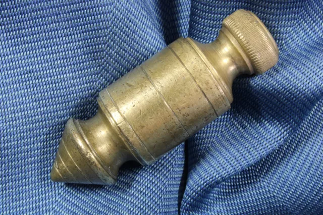 Perico plomada bronce. S.XIX Bronze plumb bob perico.