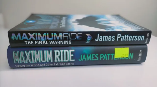2x Maximum Ride Series Book Bundle James Patterson Final Warning Nevermore YA