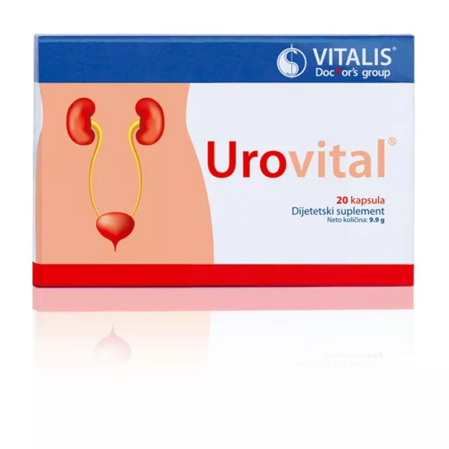 UROVITAL capsules by Vitalis - use for urinary infections and reduced potency