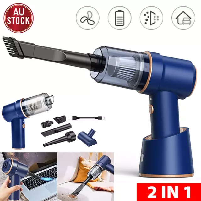 42000RPM Cordless Car Vacuum Cleaner Home Dust Blower Mini Air Duster Handheld