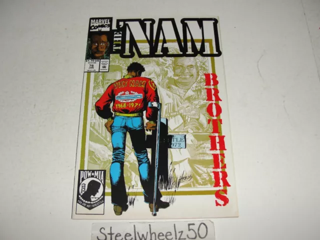 The Nam #76 Comic Marvel 1993 Don Lomax Wayne Vansant Jim Palmiotti Vietnam War