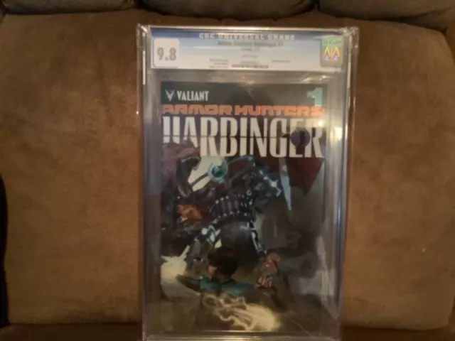 Armor Hunters: Harbinger #1 Chromium Edition 9.8 CGC Valiant Dysart, LaRosa