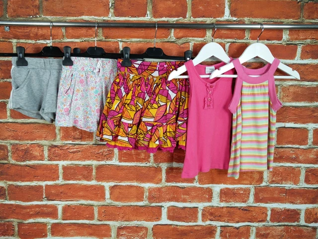 Girls Bundle Age 3-4 Years Adidas Next M&S Shorts Skirt Sun Top Tee Summer 104Cm