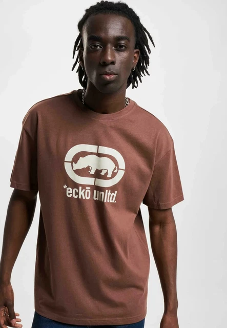 T-shirt Ecko Unltd Marron Pour Homme - Taille S - Neuf Avec étiquettes, Authentique