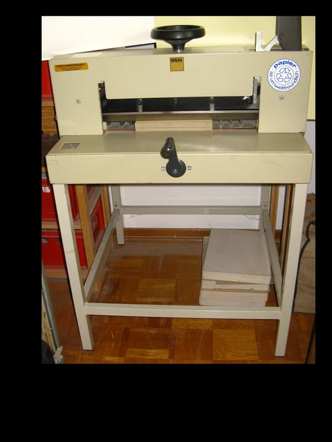 IDEAL 4700U Stapelschneider 47cm + Untergestell + Wechselmesser + Zubehör