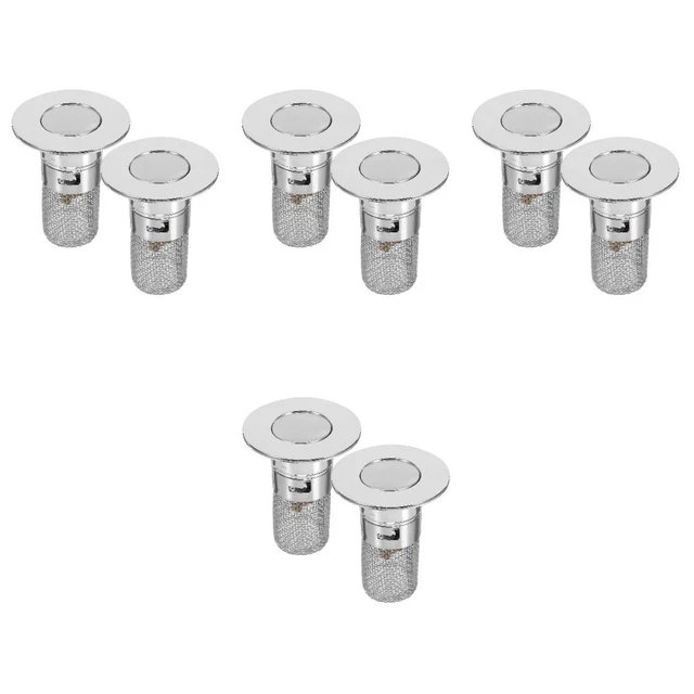 Tappo Per Lavandino A Scomparsa Magnetico In Acciaio Inox Con Cestello Anti-odori - Adatto A Fori 28-45 Mm Per Bagno E Cucina