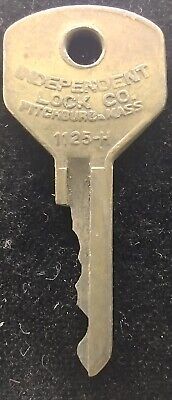 Vintage Key Independent Lock Co 1125-H Appx 1.75” USA Brass Cabinet Desk Mailbox