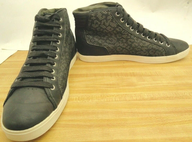 BASKETS ZARA HOMME HAUT CHAUSSURES FAUX ANACONDA TISSU TRICOT EU
