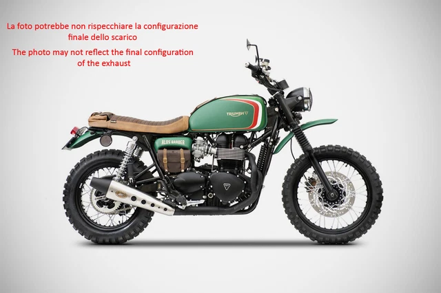 Exhaust Zard Steel-Carb Conical Approved Triumph Speed Triple 1050 2011