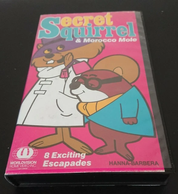 HANNA-BARBERA SECRET SQUIRREL & the Morocco Mole VHS - Rainbow Video ...