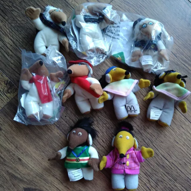 McDonalds 9 WOMBLES OF WIMBLEDON COMMON Happy Meal 1999 Stoffspielzeug