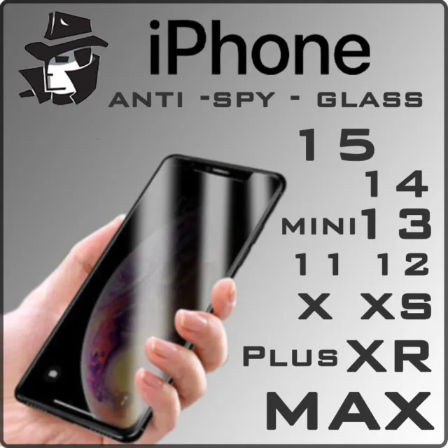 iPhone 15 14 13 12 11 Pro XS Max XR X AntiSpy Screen Protector  Apple Privacy AU