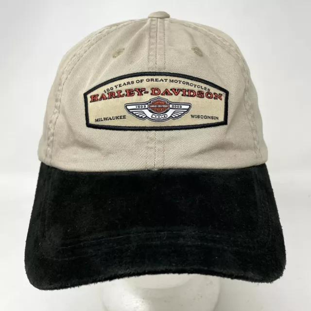 2003 Harley Davidson Milwaukee Wisconsin 100th Anniversary Baseball Hat Cap SK23