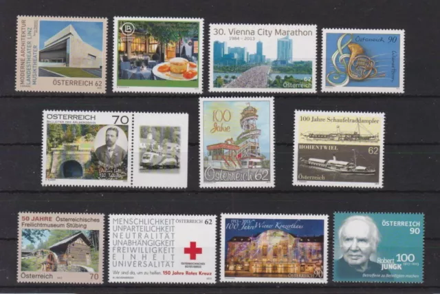 Österreich aus 2013 postfrisch Marken Lot 2 siehe Bild