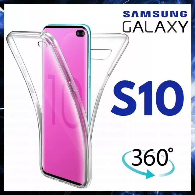 COQUE INTEGRALE Pour SAMSUNG GALAXY S10 PROTECTION SILICONE GEL ETUI HOUSSE 360