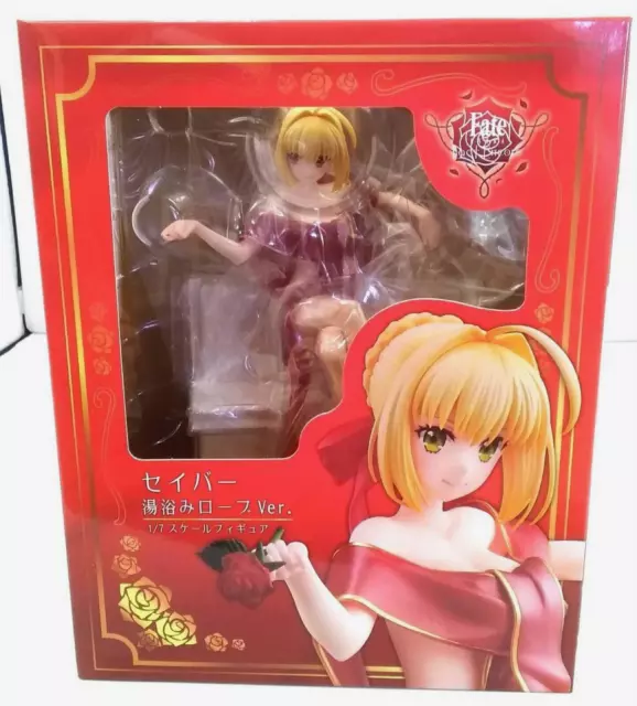 ANIPLEX Fate/EXTRA Last Encore Saber Bath Robe Ver. 1/7 PVC Figure Japan
