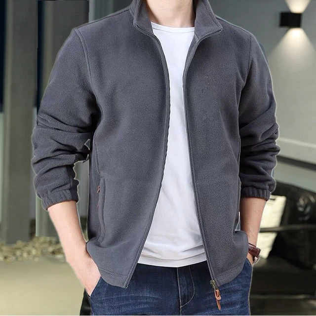 Men's Extra Thick Warm Fleece Heavy Duty Work Jacket Padded Anti Pill Winter New 3