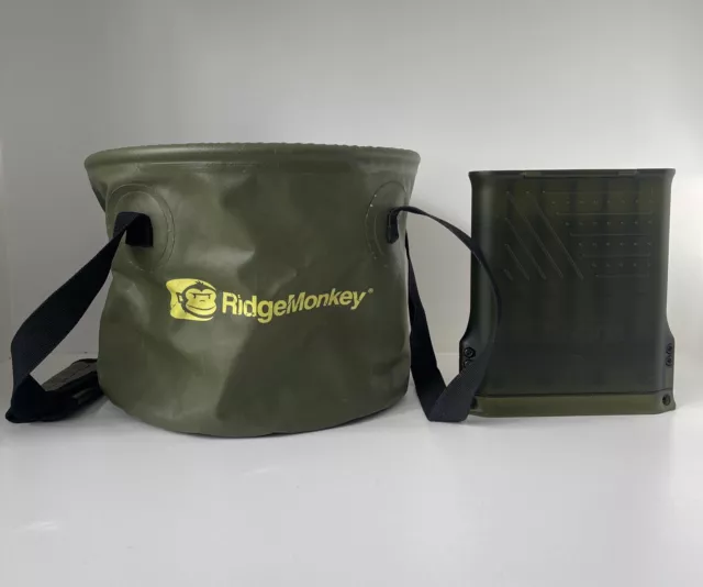 RidgeMonkey Choppa 18-20mm & Collapsible Bucket Bundle Carp Fishing JobLot