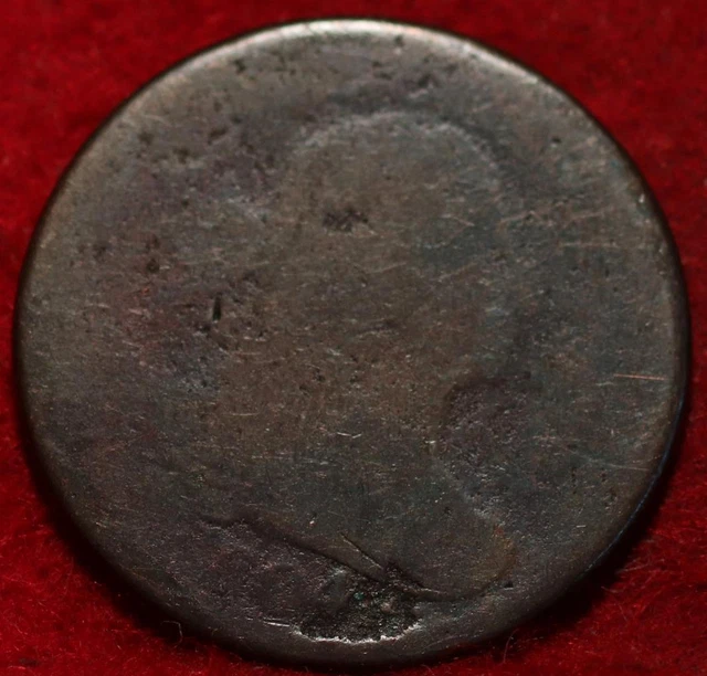 1804 Philadelphia Mint Copper Draped Bust Half Cent