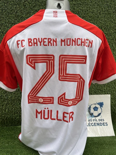 Maillot Bayern Munich – Préparé Pour Coman – Jubilé Schweinsteiger – Adidas – Taille M – Rouge
