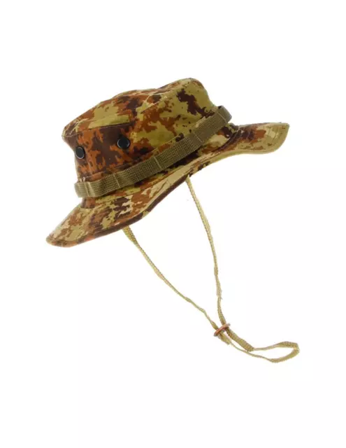 Cappello Jungle 100% Cotone Ripstop Vegetato Desert Militare Caccia boonie bush