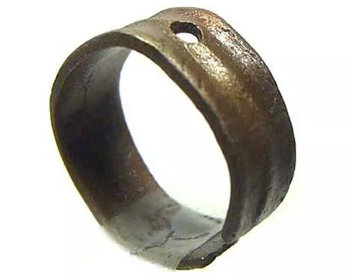 AD400 Beau Ancien Romain Moesia (Bulgarie) Sculptée Bronze Bague Anneau Taille 6