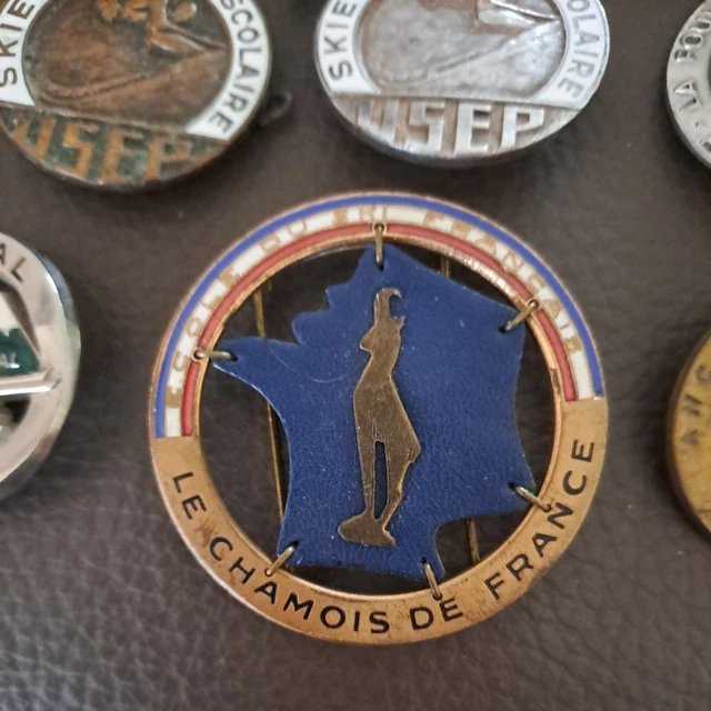 Insigne broche ski esf école  brevet
