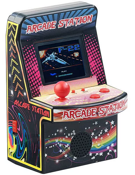 Mini borne d'arcade 8 bits avec 200 jeux et écran LCD couleur - MGT Mobile Game