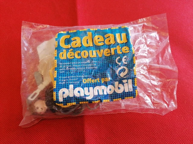 FIGURINE PLAYMOBIL PERSONNAGE COW-BOY WESTERN geobra neuf vintage EUR