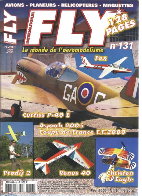 Revue Fly N°131 Avec Plan Encarté Scarab'aile / Venus 40 - Occasion Collector