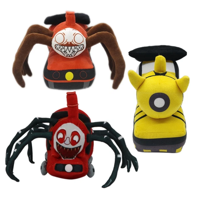 Stuffed Action Figure Plushie Toy Choo-Choo Charles Plush Game Doll Spider Train