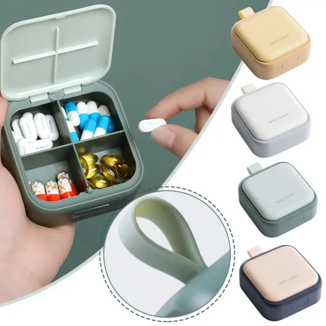 Portable Daily Pill Box Organizer Case Medicine Storage Dispenser Travel A0N1