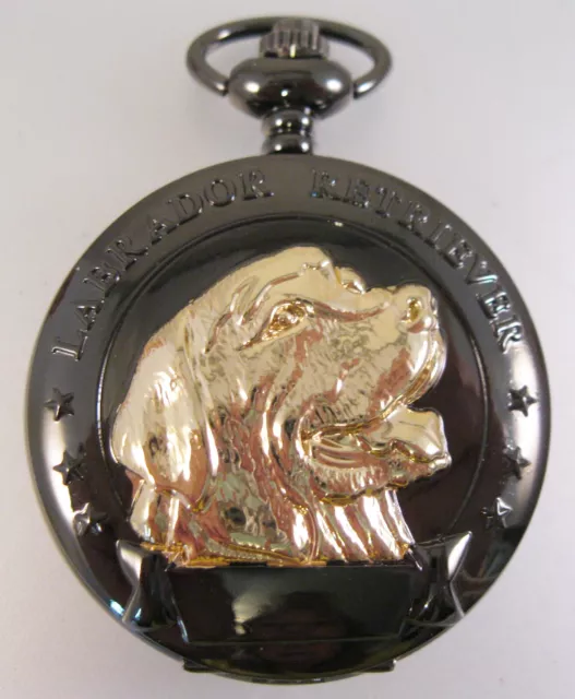 LABRADOR RETRIEVER Dog Pocket Watch w/Your Choice of Chain Costume Jewelry