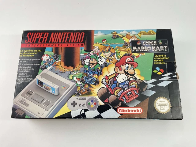 Super Nintendo Console Super Nintendo Pack Super Mario Kart FRA Très Bon état