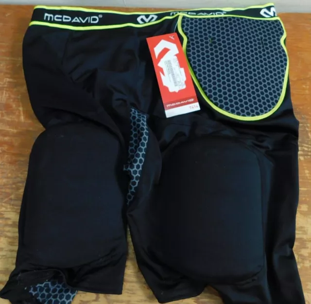 McDavid MD7414 Rival INTG Girdle Hard-Shell Thigh Guard Black XL & XXL