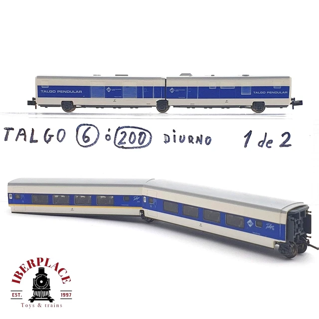 ♻️ ELECTROTREN TALGO pendular 200 coches complementarios RENFE N
