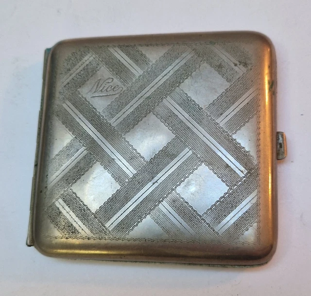 ÉTUI À CIGARETTES Vintage en métal EUR 10,00 - PicClick FR