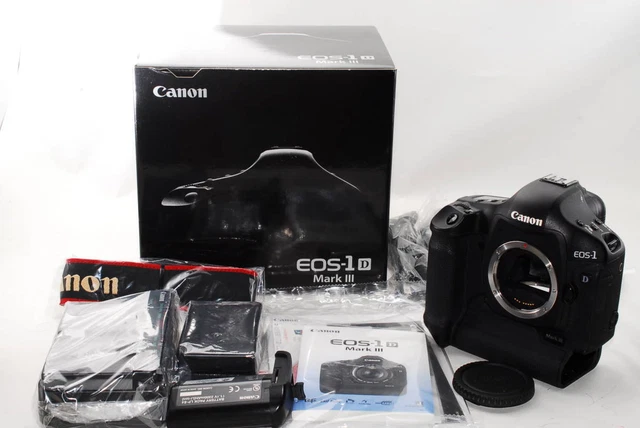 Canon EOS 1D Mark III 10.1MP Digital SLR Camera 【Near Mint in BOX】From JAPAN