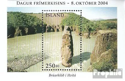 Iceland block36 mint never hinged mnh 2004 Day the Stamp