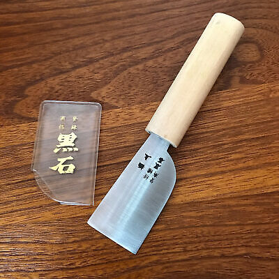 Cuchillo utilitario y de cuero artesanal japonés 2 acero 180 mm/7" con funda