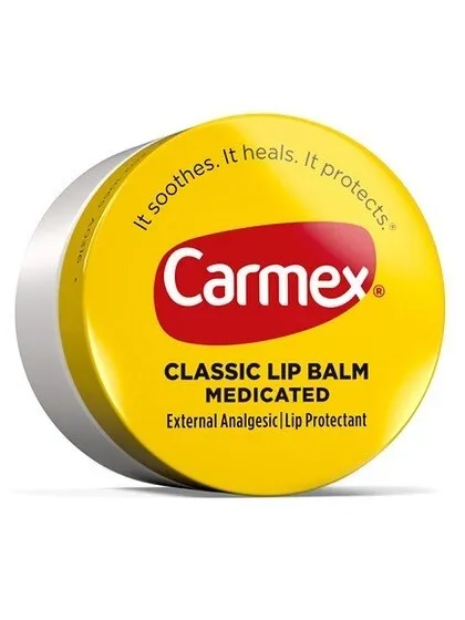 CARMEX FEUCHTIGKEITSSPENDENDE ORIGINAL klassischer Lippenbalsam (medizinisch) Glas 0,25oz 7,5g