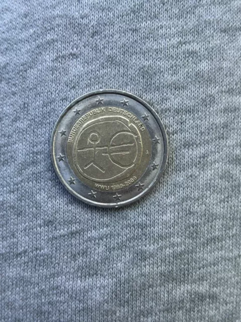 moneta rara da 2 euro della bundesrepublik