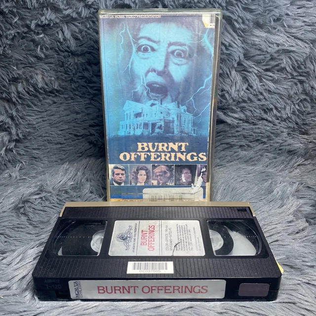 BURNT OFFERINGS VHS 1984 Dan Curtis MGM Tape Horror Cult Rental Plastic
