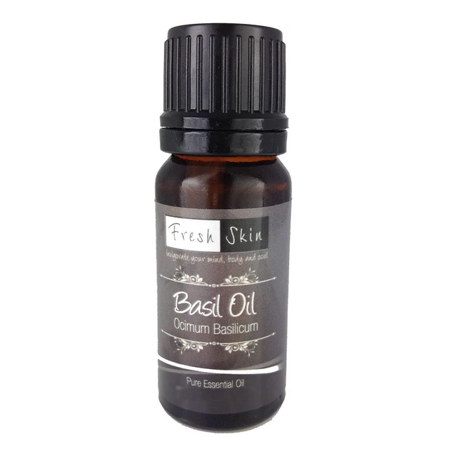 10ml Basil Pure Essential Oil - 100% Pure, Certified & Natural - Aromatherapy
