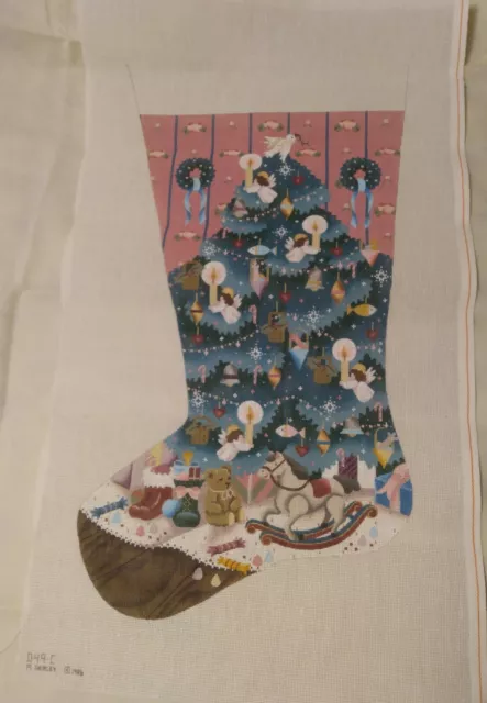 Melissa Shirley RARE Retired Needlepoint Stocking 049-C Rocking Horse 18 ct NEW